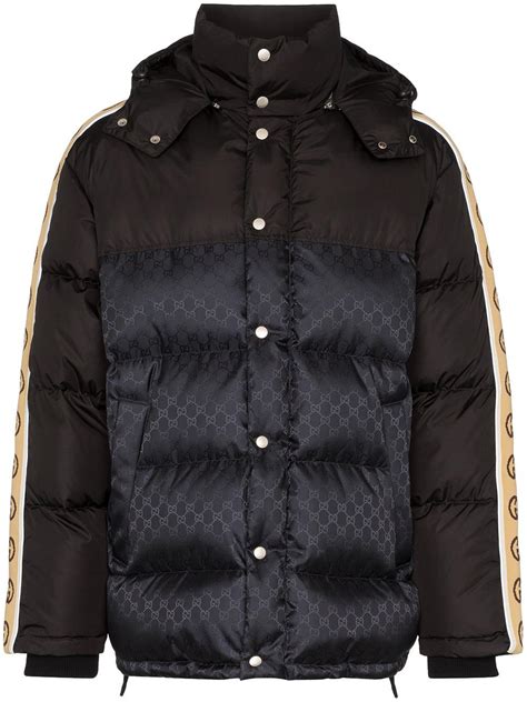 gucci coat men's puffer|farfetch gucci puffer jacket.